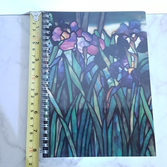 2/$20 Art Print Flower Unlined Pages Spiral Notebook - Picture 3 of 16